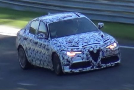 Alfa Romeo продолжает ходовые испытания в Нюрбургринге