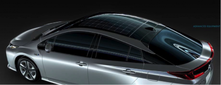 Новый гибрид Toyota Prius получит солнечную «электрокрышу» от Panasonic