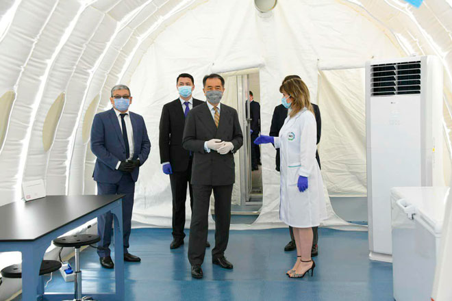 В Алматы открылась седьмая лаборатория для проведения скрининга на COVID-19